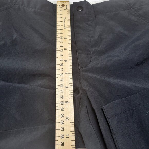 Vintage 90s/Y2K Nike Cropped Track Pants Tuxedo Pink Stripe Straight Leg - Picture 13 of 14